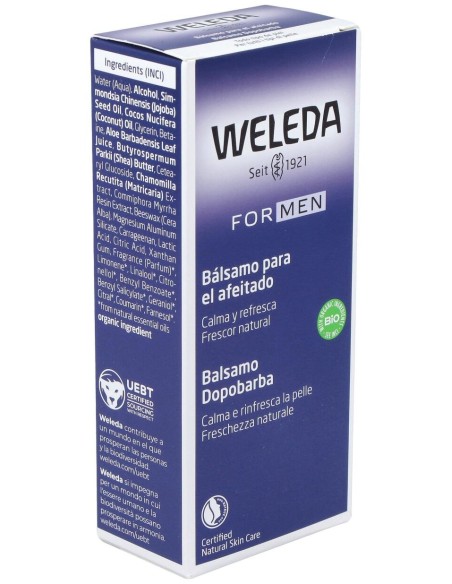 For Men Bálsamo Para El Afeitado, After-Shave Weleda - Perfumes Club