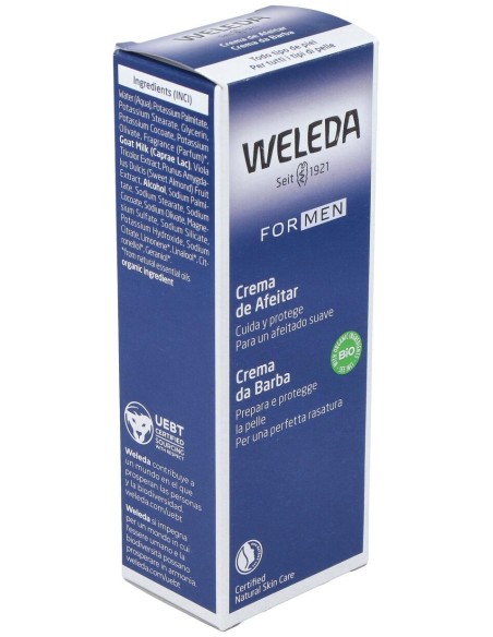 For Men Crema De Afeitar, Geles Y Espumas Weleda - Perfumes Club