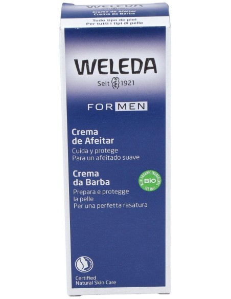 For Men Crema De Afeitar, Geles Y Espumas Weleda - Perfumes Club