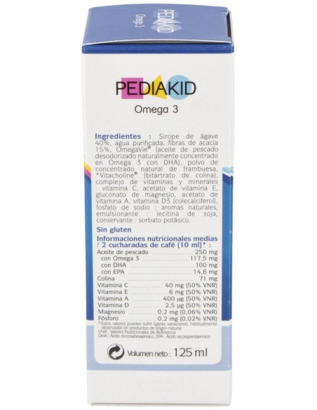 Pediakid Omega 3 Jarabe 125Ml.