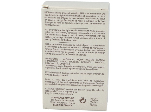 Fleurance Nature Parfum 1972 Pour Homme 50Ml