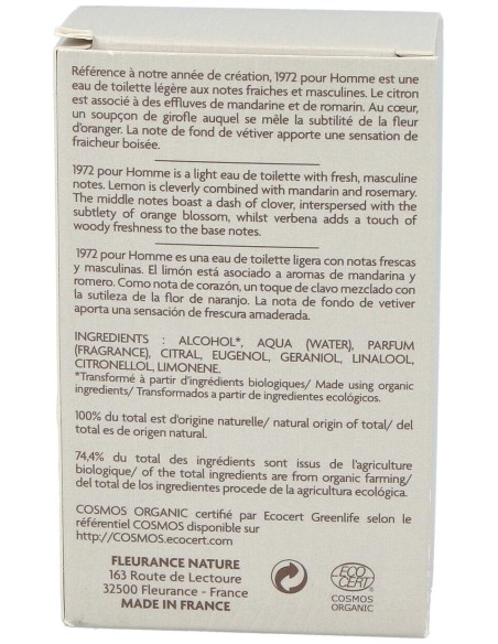 Fleurance Nature Parfum 1972 Pour Homme 50Ml