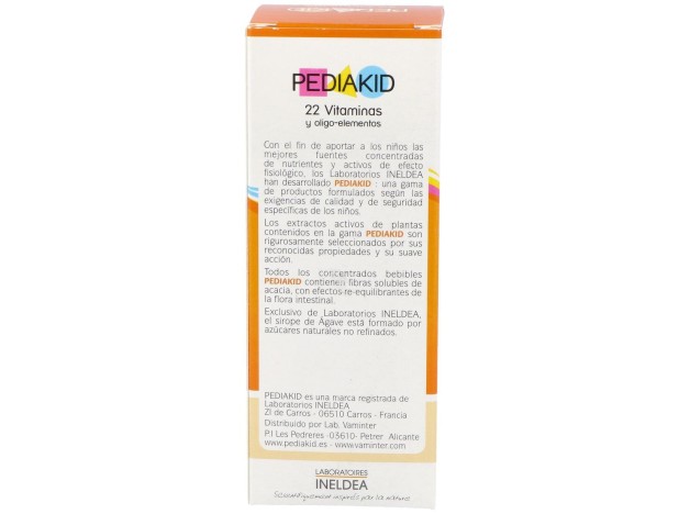 Pediakid 22 Vitaminas-Oligoelementos Jarabe 125Ml.