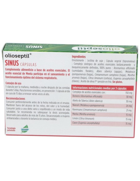 Olioseptil Nariz Y Garganta 15Cap.