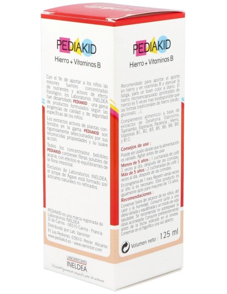 Pediakid Hierro-Vit.B Jarabe 125Ml.