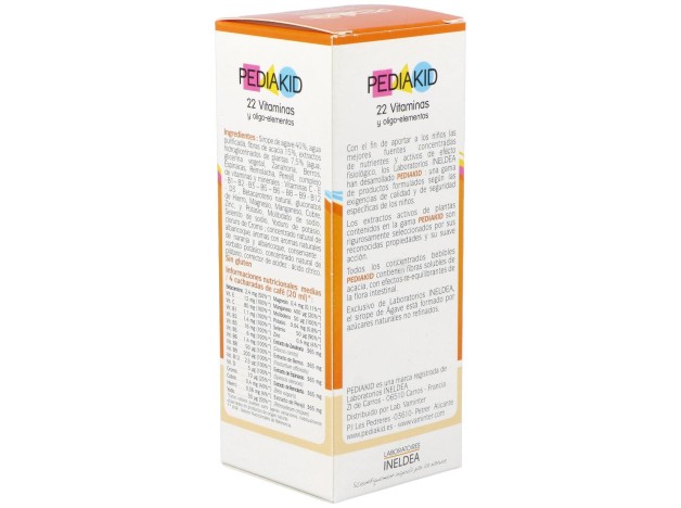Pediakid 22 Vitaminas-Oligoelementos Jarabe 125Ml.