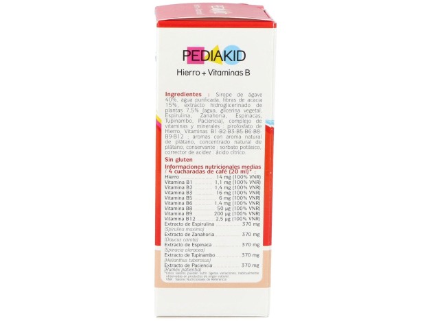 Pediakid Hierro-Vit.B Jarabe 125Ml.