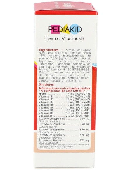 Pediakid Hierro-Vit.B Jarabe 125Ml.