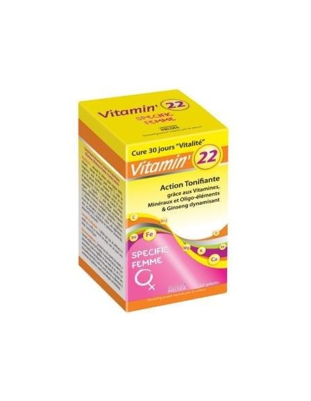 Vitamin 22 Vitaminas-Olig-Plantas Mujer 60Cap.