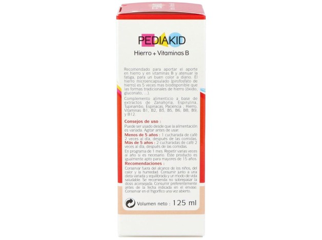 Pediakid Hierro-Vit.B Jarabe 125Ml.