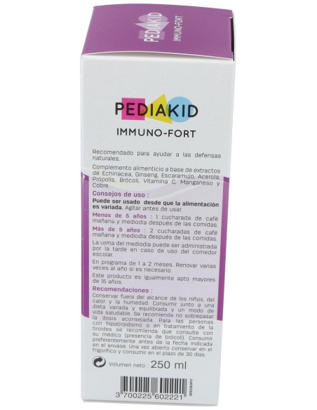 Pediakid Inmuno-Fort Jarabe 250Ml.