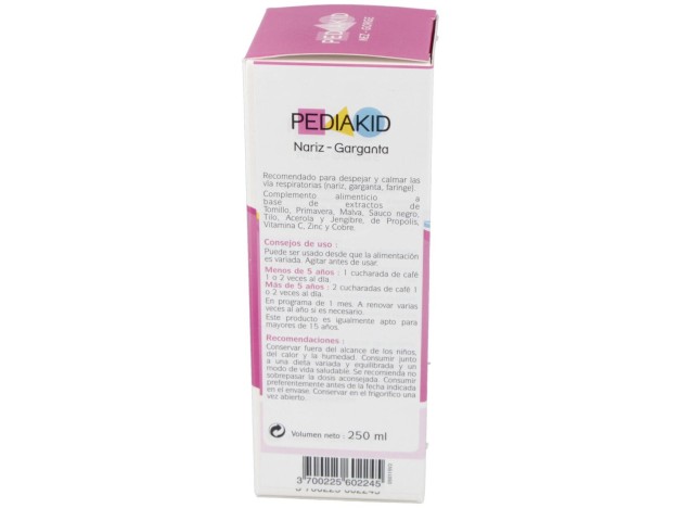 Pediakid Nariz-Garganta Jarabe 250Ml.