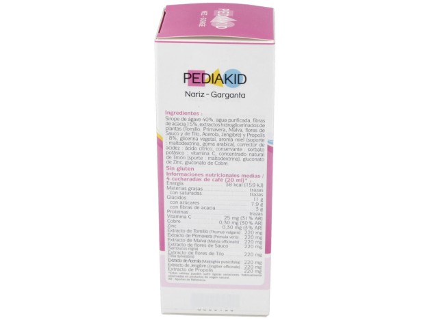 Pediakid Nariz-Garganta Jarabe 250Ml.