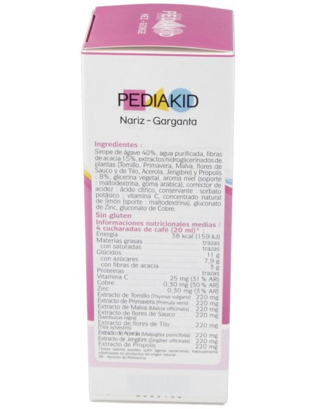 Pediakid Nariz-Garganta Jarabe 250Ml.