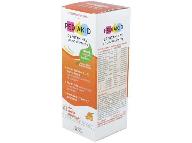 Pediakid 22 Vitaminas-Oligoelementos Jarabe 250Ml.
