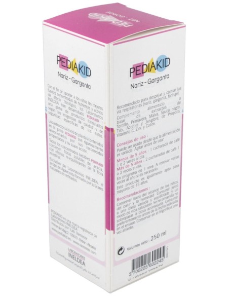 Pediakid Nariz-Garganta Jarabe 250Ml.
