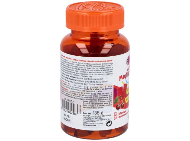 Pediakid Gominolas Multivitaminadas 60Gominolas