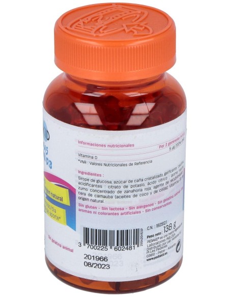 Pediakid Gominolas Vitamina D3 60Gominolas