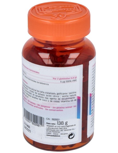 Pediakid Gominolas Vitamina D3 60Gominolas