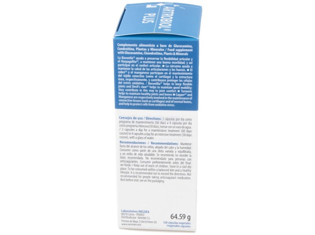Artrobiol Plus Glucosamina+Condroitina 120Cap.