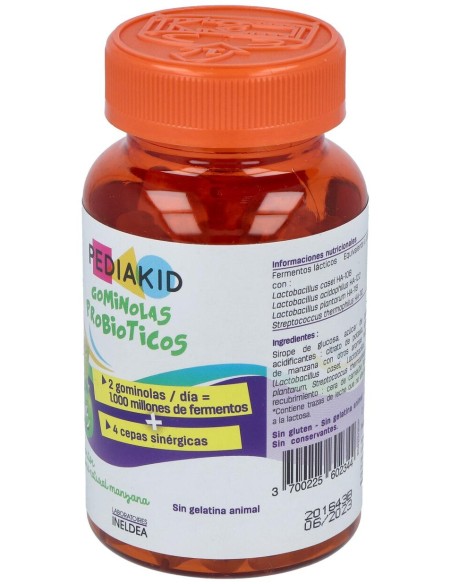 Pediakid Gominolas Probioticos 60Gominolas