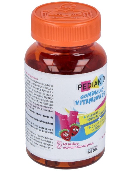 Pediakid Gominolas Vitamina D3 60Gominolas