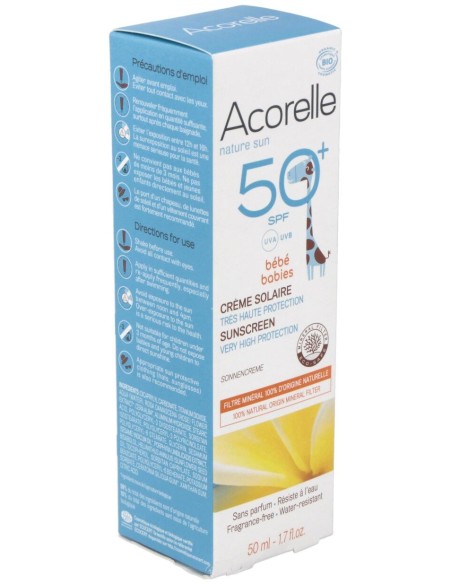 Crema Solar Bebe Spf50+ 50Ml. Bio