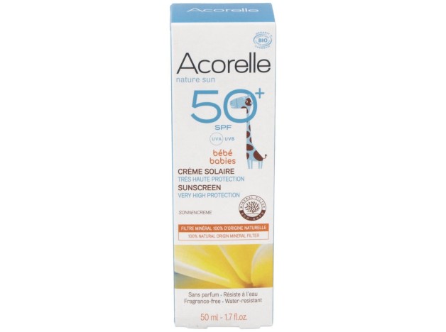Crema Solar Bebe Spf50+ 50Ml. Bio