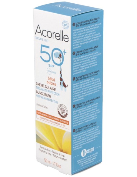 Crema Solar Bebe Spf50+ 50Ml. Bio