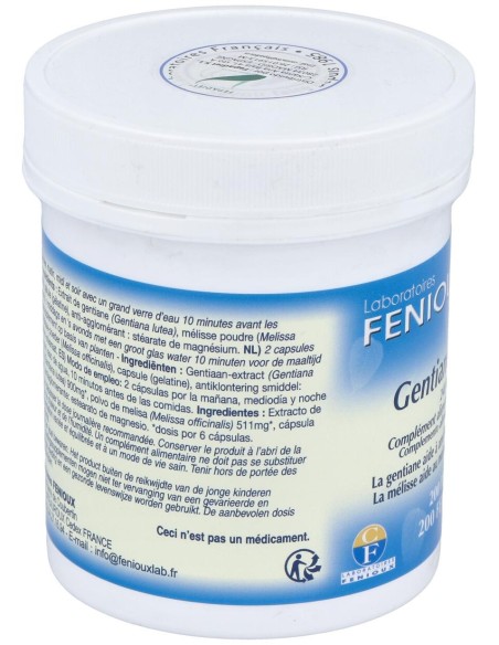 Genciana Melisa 200Cap.
