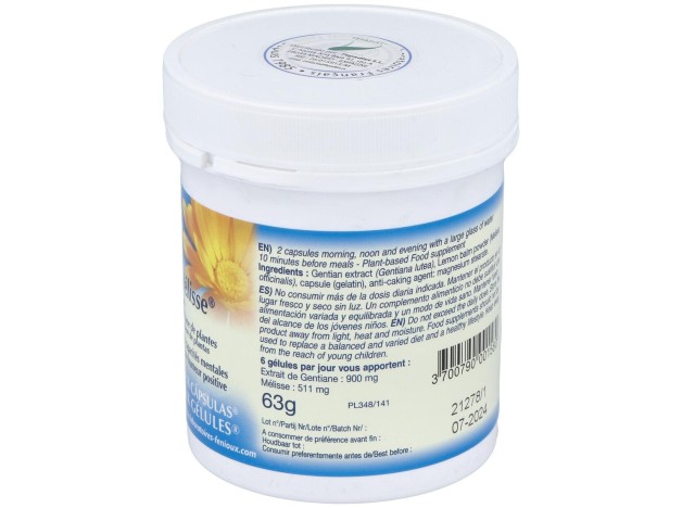 Genciana Melisa 200Cap.