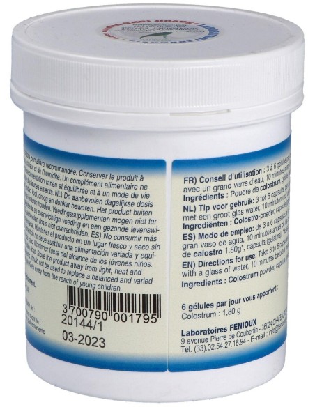 Fenioux Colostrum 300Mg 200Caps