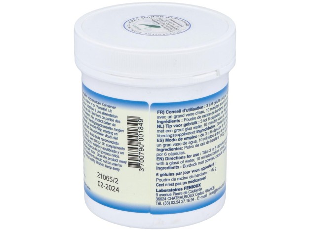 Fenioux Bardana 270Mg 200Caps