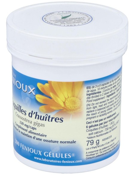 Fenioux Concha Ostra 320Mg 200Caps