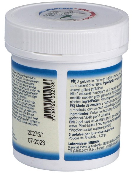 Rhodiola 340Mg. 90Cap.