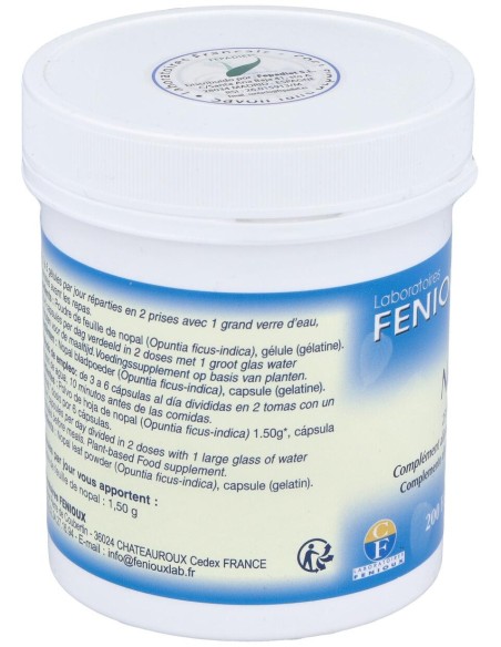Fenioux Nopal 250Mg 200Caps
