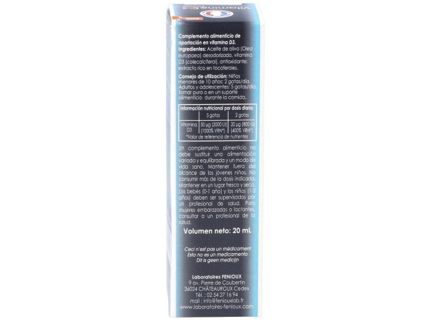 Fenioux Vitamina D3 2000Ui 20Ml