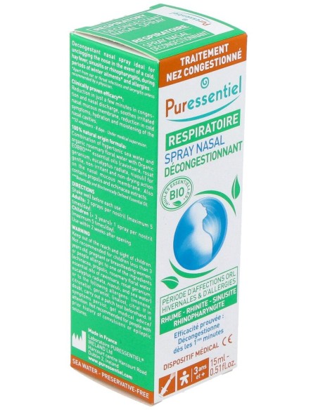 Spray Nasal Descongestivo 15Ml.