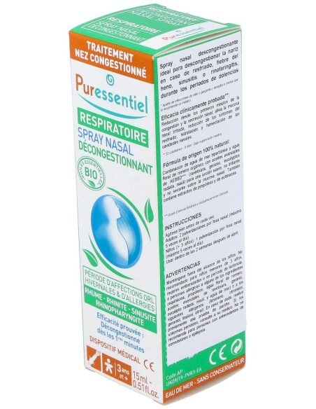 Spray Nasal Descongestivo 15Ml.