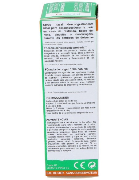 Spray Nasal Descongestivo 15Ml.