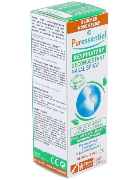 Spray Nasal Descongestivo 15Ml.