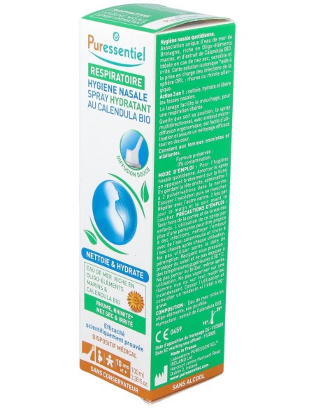 Spray Nasal Hidratante Con Calendula Bio 100Ml.