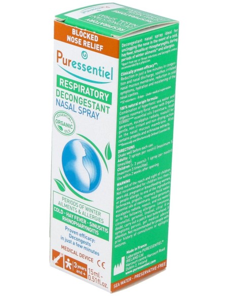 Spray Nasal Descongestivo 15Ml.
