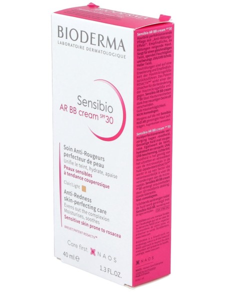 Sensibio Ar Bb Cream Spf30 Perfeccionador Dermatológico Bioderma