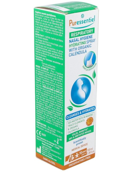 Spray Nasal Hidratante Con Calendula Bio 100Ml.