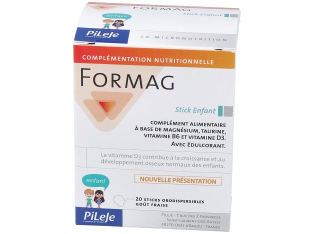 Pileje Formag Infantil Sabor Fresa 20 Stick