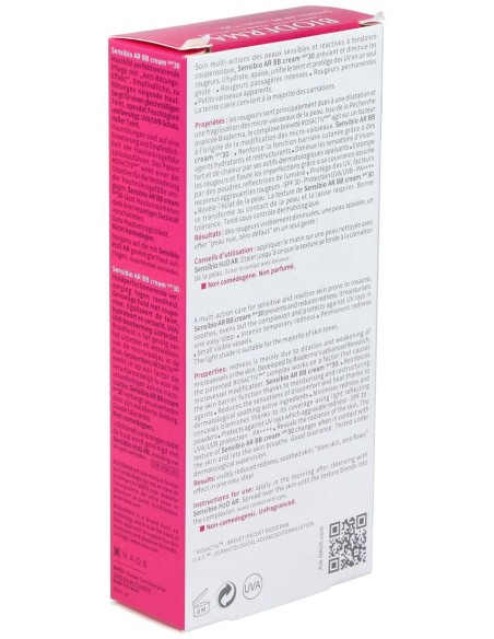 Sensibio Ar Bb Cream Spf30 Perfeccionador Dermatológico Bioderma