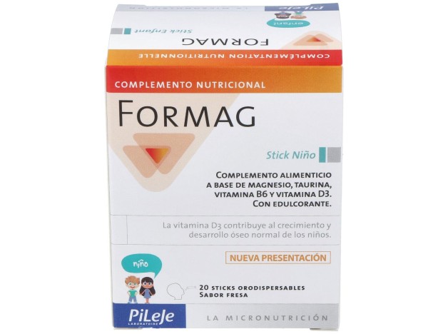 Pileje Formag Infantil Sabor Fresa 20 Stick