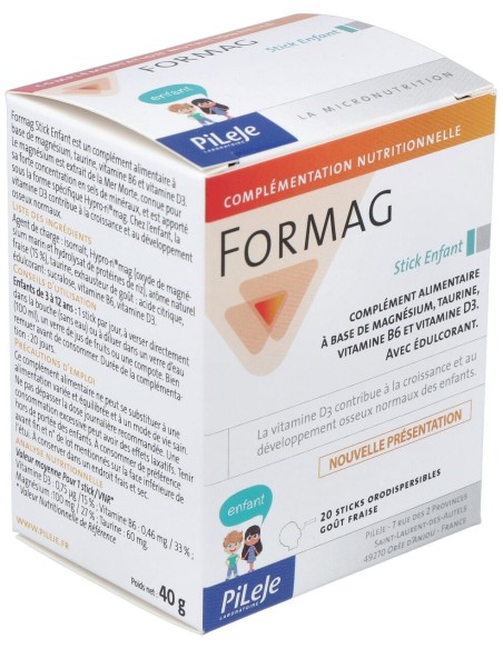 Pileje Formag Infantil Sabor Fresa 20 Stick