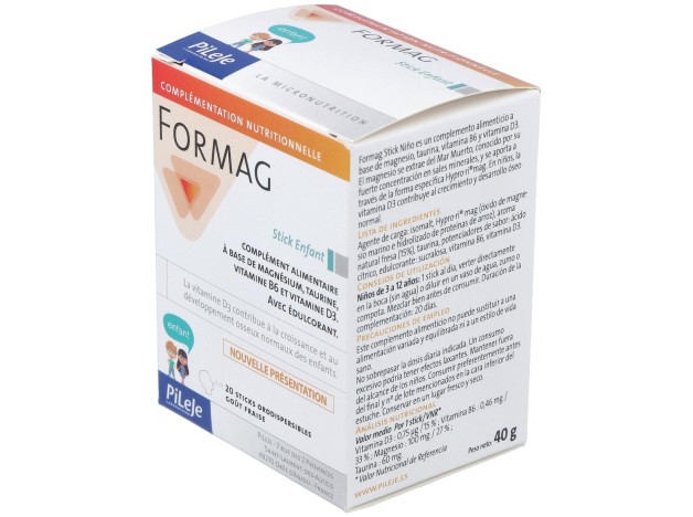 Pileje Formag Infantil Sabor Fresa 20 Stick
